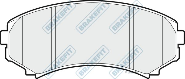 APEC BRAKING Комплект тормозных колодок, дисковый тормоз PD3183